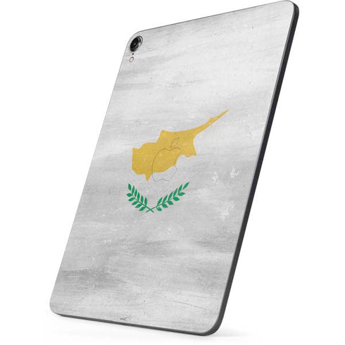 Cyprus Flag Distressed Apple iPad Pro Skin